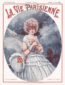 Okładka paryskiego magazynu Life, 1922 autorstwa Maurice Millière