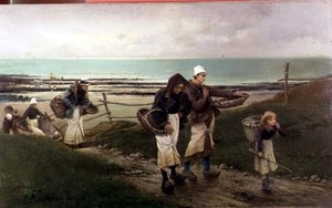 Scena bretońska autorstwa Maurice Poirson