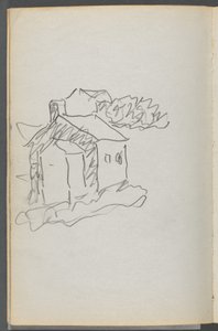 Szkicownik, The Dells, nr 127, strona 046: Dom autorstwa Maurice Prendergast