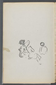 Szkicownik, The Dells, nr 127, strona 054: Rysunki autorstwa Maurice Prendergast