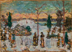 Śnieg w kwietniu autorstwa Maurice Prendergast