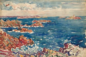 Skaliste wybrzeże autorstwa Maurice Prendergast