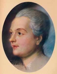 Portret damy, c1751 autorstwa Maurice Quentin de La Tour