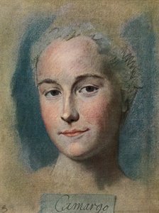 Marie Anne de Cupis de Camargo, z La Tour, wyd. 1920 autorstwa Maurice Quentin de la (after) Tour