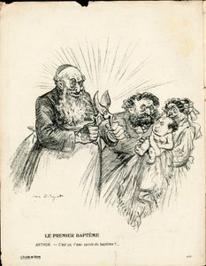 Talerz Maślany, numer 185, kolor satyryczny
