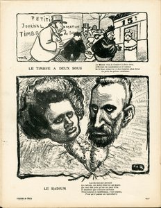 Talerz Maślany, numer 195, kolor satyryczny autorstwa Maurice Radiguet