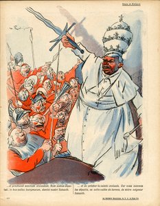 Talerz Maślany, numer 283, w kolorze satyrycznym autorstwa Maurice Radiguet