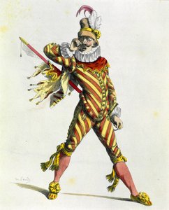 Kapitan Spavento (akwaforta) autorstwa Maurice Sand