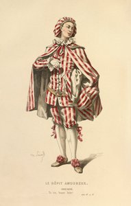 Kostium do roli Gros - Rene, ok. 1868 r. (rycina) autorstwa Maurice Sand