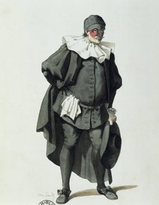 Dottor Balanzone w 1653, Maurice Sand (1823-1889) autorstwa Maurice Sand