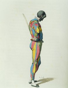 Arlekin w 1858, Maurice Sand (1823-1889) autorstwa Maurice Sand