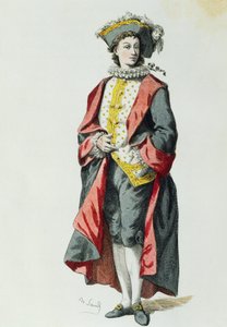 Lelio w 1726, Maurice Sand (1823-1889) autorstwa Maurice Sand