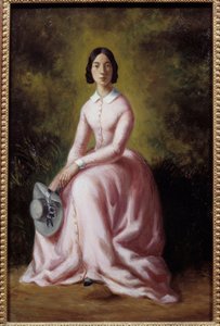 Portret śpiewaczki Pauline Viardot (1821-1910) Obraz Maurice Sand (1823-1889) XIX-wieczny Paryż, musee de la Vie Romantique - Portret śpiewaczki Pauline Viardot (1821-1910). Malarstwo Maurice Sand (1823-1889) autorstwa Maurice Sand