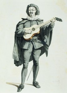 Scaramouche, Maurice Sand (1823-1889) autorstwa Maurice Sand