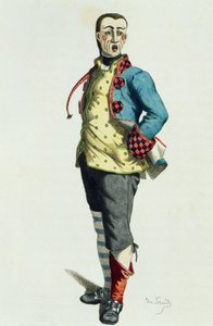 Stenterello w 1858, Maurice Sand (1823-1889) autorstwa Maurice Sand
