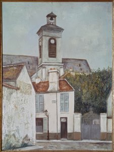Kościół Sainte-Magruerite autorstwa Maurice Utrillo