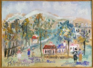 Auvergne, La Sainte-Marie autorstwa Maurice Utrillo