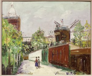 Młyn Galette autorstwa Maurice Utrillo