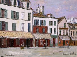 Restauracja Mere Catherine, Montmartre autorstwa Maurice Utrillo