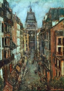Rue André del Sarte autorstwa Maurice Utrillo
