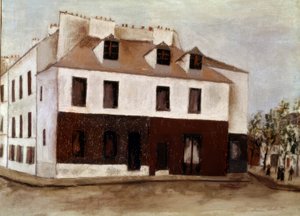 Ulica Sainte-Eleuthère autorstwa Maurice Utrillo