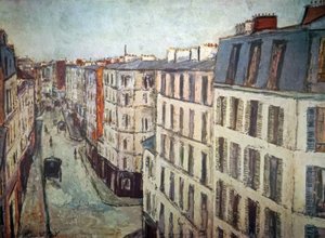 Ulica Jonquière autorstwa Maurice Utrillo