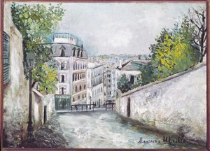 Ulica Mont-Cenis, Montmartre autorstwa Maurice Utrillo