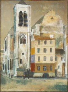 Saint-Nicolas-du-Chardonnet autorstwa Maurice Utrillo