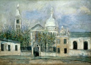 Saint-Pierre-de-Montmartre autorstwa Maurice Utrillo