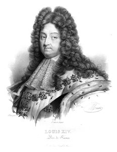 Król Francji Ludwik XIV, ok. 1820 r.
