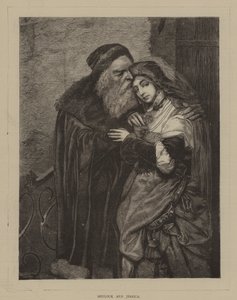 Shylock i Jessica (Grawerowanie)
