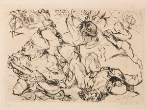 Napaść autorstwa Max Beckmann