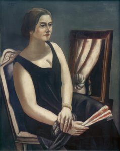 Portret Minny Beckmann-Tube autorstwa Max Beckmann