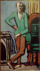 Portret Waltera Barkera autorstwa Max Beckmann