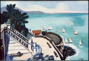 Widok z tarasu w Monte Carlo autorstwa Max Beckmann