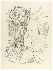 Chrystus i Piłat, tablica 15 z filmu Dzień i sen autorstwa Max Beckmann