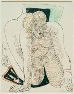 Pełzająca kobieta autorstwa Max Beckmann