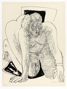 Crawling Woman, płyta piąta z Day and Dream autorstwa Max Beckmann