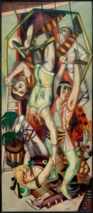 Trapez autorstwa Max Beckmann