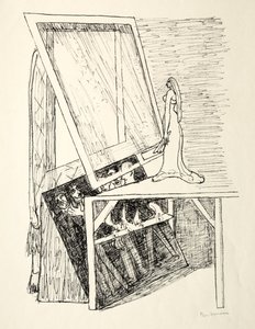 Dzień i sen: magiczne lustro autorstwa Max Beckmann