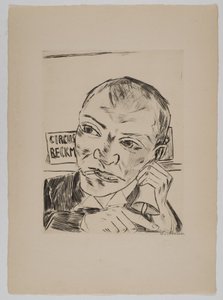 Krzykacz (Autoportret) autorstwa Max Beckmann