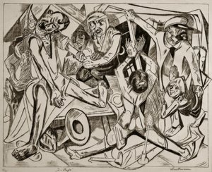 Noc autorstwa Max Beckmann
