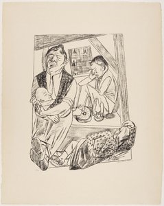 Noc autorstwa Max Beckmann
