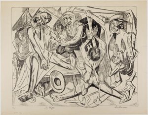 Noc autorstwa Max Beckmann