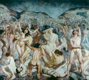 Walka autorstwa Max Beckmann