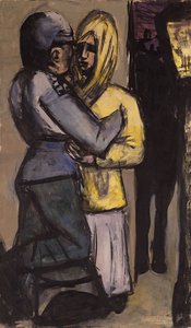 pożegnanie Biorąc urlop autorstwa Max Beckmann