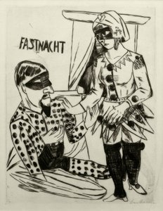 Shrovetide autorstwa Max Beckmann
