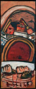 Stopy w łazience autorstwa Max Beckmann