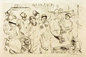 Główna operacja autorstwa Max Beckmann