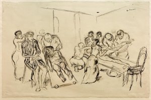 Duży blok operacyjny autorstwa Max Beckmann